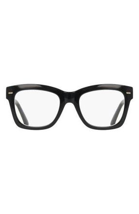 Cole Haan Crystal Core 32mm Square Reading Glasses in Black at Nordstrom Rack, Size +1.00