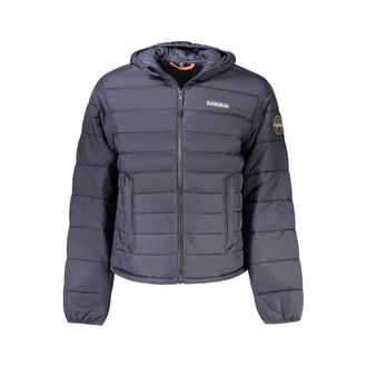 Napapijri Blue Polyamide Mens Mens Jacket