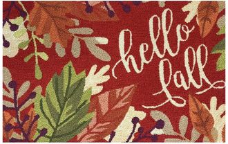 The Rug Market Hello Leaves 24X36in Doormat