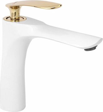 Rea Rea - Grifo De Lavabo Orbit Blanco Oro Low