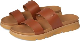 Reef Vista Luxe Thea Womens Wedge Shoes Leather Brown : 11 B - Medium