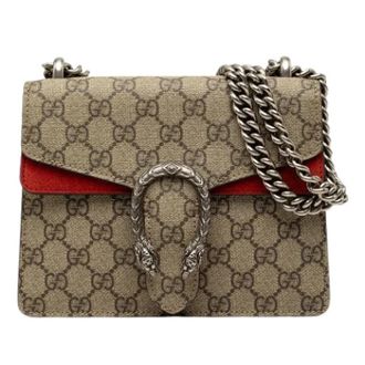 Gucci Pre-owned Dionysus Crossbody Bag - Dames - Vintage Schoudertas - Beige - ONE Size - Leer - Vintage