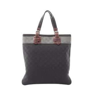 Loewe Pre-owned Anagram Canvas Leather Tote Bag - Dames - Vintage Shopper - Zwart - ONE Size - Leer - Vintage