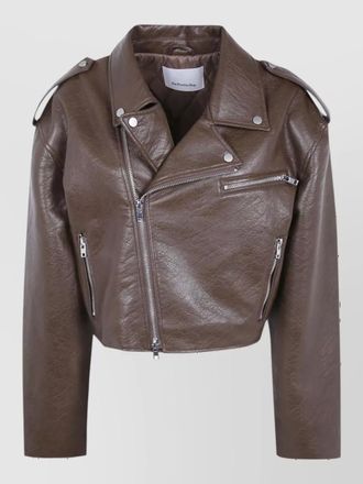 Frankie Shop cropped biker jacket