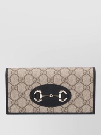 Gucci chain strap wallet metal hardware detail