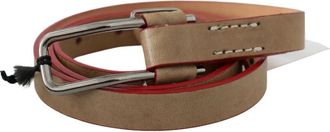 Costume National Fashion Riem - Dames - Riemen - Beige - ONE Size - Leer - Accessoires