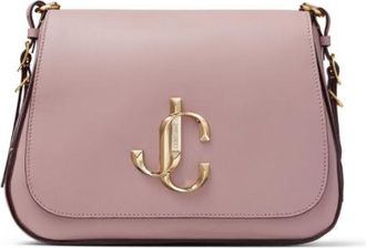 Jimmy Choo London Pink Calfskin Varenne Crossbody Bag Size M
