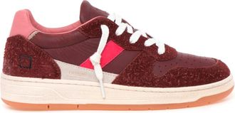 D.A.T.E. D.a.t.e., Schoenen, Dames, Rood, 39 EU, Katoen, Court 2.0 Colored