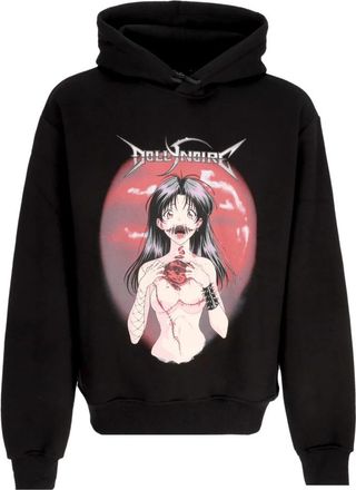Dolly Noire Kuchisake Onna Japan Tour Hoodie - Heren - Hoodies - Zwart - L - Katoen - Hoodies & sweatvesten