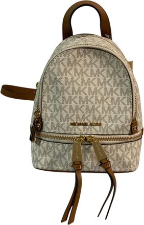 Michael Kors White Backpack (Pre-Owned)