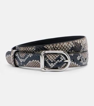 Altuzarra Snake-effect leather belt