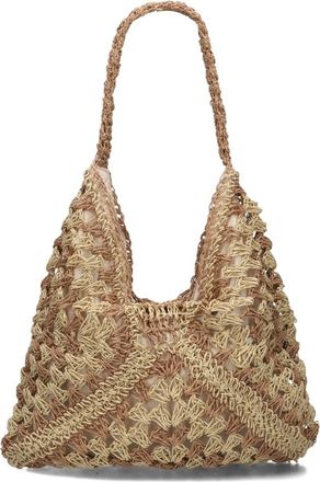 Becks&ouml;ndergaard Tassen, Dames, Beige, ONE Size, Stijlvolle Schoudertas Emily