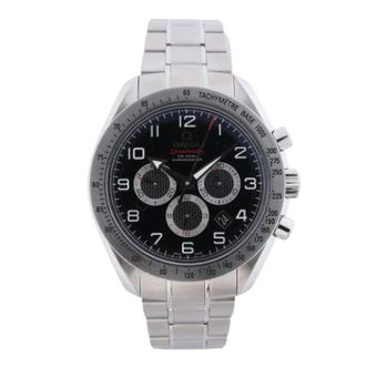 Omega Pre-owned Speedmaster Broad Arrow Co-Axial Chronograph - Heren - Pre-owned - Zwart - Maat: ONE Size