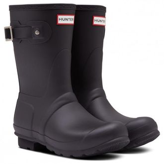 Hunter Original Insulated Short Winterschuhe f&uuml;r Damen | grau/schwarz