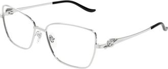 Cartier Glasses, female, Gray, Size: 55 MM Panth&egrave;re Light Cat Eye Frame