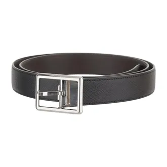 Montblanc Belts, male, Black, Size: ONE SIZE Reversible Leather Belt