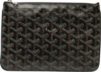 Goyard Pre-owned Clutches, female, Black, Size: ONE SIZE Pre-owned Flat Pouch