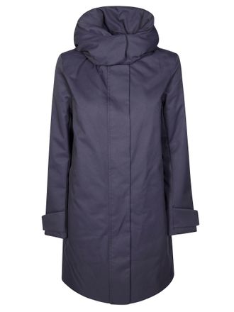 Save The Duck Technical Wool Coat with Detachable Hood