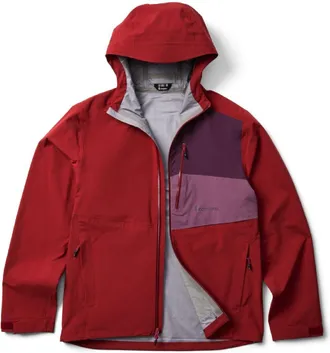 Cotopaxi Mens Impermeo 3L Hooded Shell Jacket Red XL