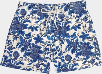 Arrels Barcelona Men & apos;s Floral Regular-Fit Swim Shorts
