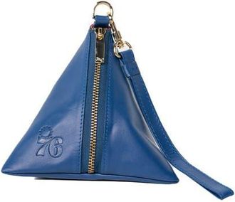 Lusso Philadelphia 76ers Rhea Dumpling Wristlet in Blue at Nordstrom