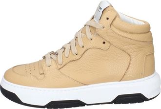 Stokton Leren Dames Sneakers Stijlvolle Schoenen - Dames - Sneakers - Beige - 37 EU - Schoenen