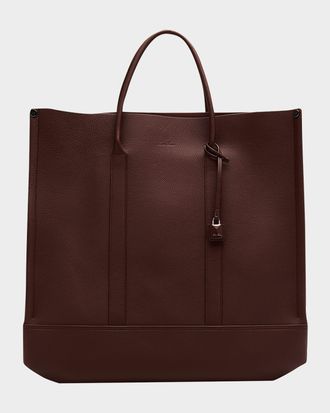 Loro Piana Beam Leather Tote Bag
