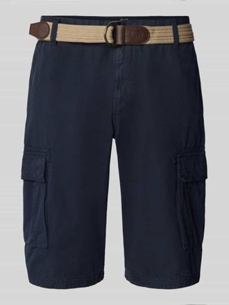 Lerros Regular Fit Cargoshorts mit G&uuml;rtel in Dunkelblau, Gr&ouml;&szlig;e 31