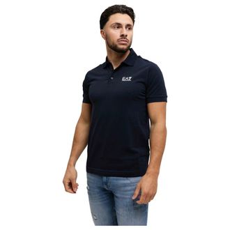 Emporio Armani Klassiek Poloshirt Donkerblauw - Heren - Polos - Blauw - L - Katoen - Tops