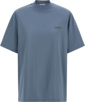 The Attico T-shirts - Dames - T-shirts - Blauw - S - Katoen - Tops