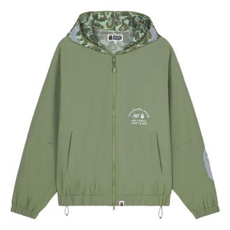 New Balance x A Bathing Ape Panel Hooded Jacket Camouflage Green BALJ7000-GRX