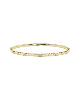 Sabrina Designs 14K 0.32 Ct. Tw. Diamond Flexible Bangle Bracelet