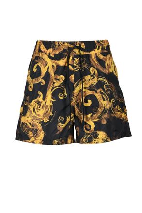 Versace Jeans Couture Nylon Shorts - Black/Gold