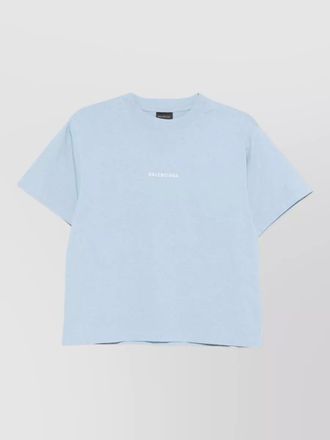 Balenciaga short sleeve top crew neck design