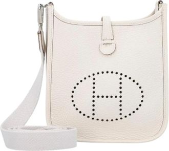 Herm&egrave;s Borsa a spalla Pre-owned Mini Evelyne 16 - - Pre-owned - Donna - Beige - ONE SIZE
