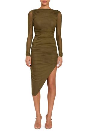 Amanda Uprichard Dita Midi Dress In Olive