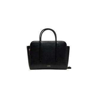 Calvin Klein Black Leather Womens Handbag