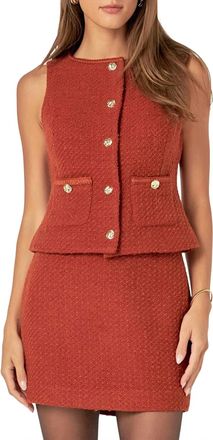 English Factory Alice Mini Skirt In Rust