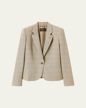 Loro Piana Lindy Single-Breasted Jacket
