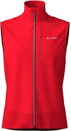 LOEFFLER Vest Airblocc Light Softshellgilet f&uuml;r Herren | rot