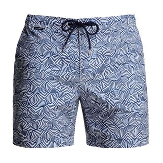 MR MARVIS White Parasols * Die bedruckten Badeshorts