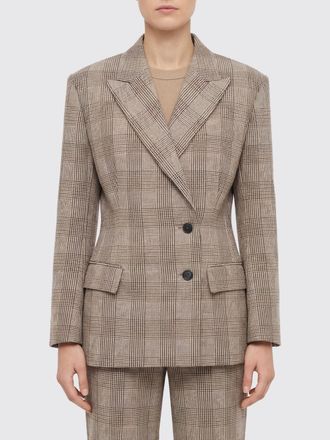 Anine Bing Blazer Aretha a doppiopetto in lana vergine tartan Anine Bing