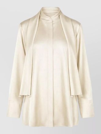 Jil Sander bow blouse