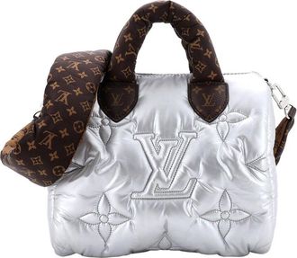 Louis Vuitton Speedy Bandouliere Bag Monogram Quilted Econyl Nylon 25 (Authentic Pre-Loved)