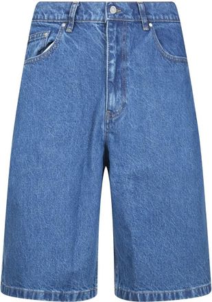 Arte Round Pocket Denim Short - Heren - Denim shorts - Blauw - W34 - Denim - Korte Broeken