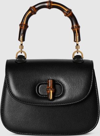 Gucci Bamboo 1947 Mini Bag, Black, Leather