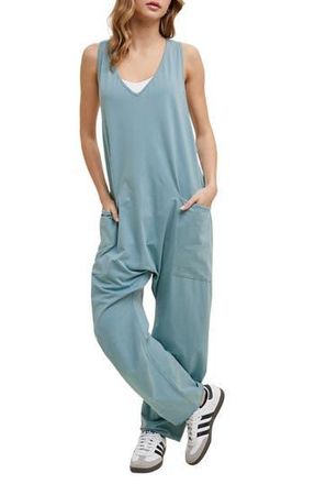 Wishlist Drop Sleeveless Romper in Blue at Nordstrom Rack, Size Medium