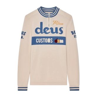 Deus Jersey de punto Henzen LS - Tops - Hombre - Beige - L