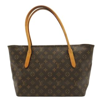 Louis Vuitton Brown Vinyl Shoulder Bag Tote Bag (Pre-Owned)