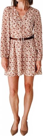 Dex Clothing Tiered Dress In Floral Vine